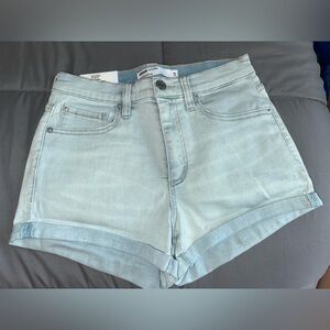 GARAGE high waisted denim shorts